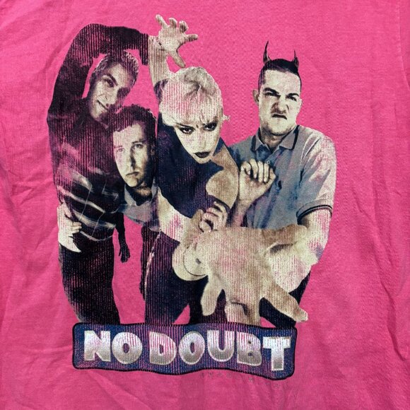 No Doubt Pink Punk T-Shirt Size M/L - Picture 2 of 4